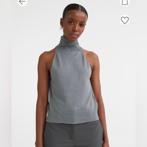H&M high neck, sleeveless turtleneck